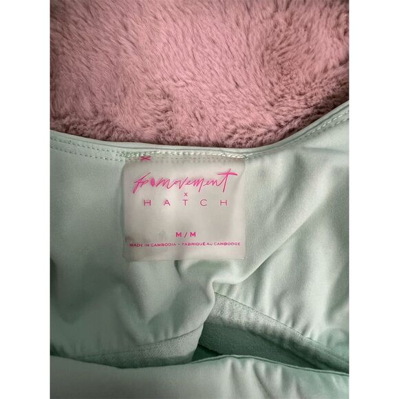 Free People x Hatch Maternity Romper Salted Lime Green Size M - Picture 6 of 11